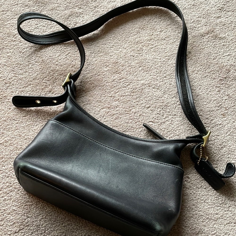 Coach Purse Black L3P-9136 Leather